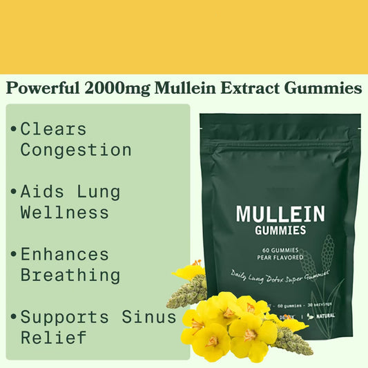 60 Pieces of Mullein Gummies